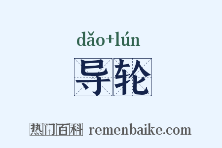 导轮是什么意思的图片